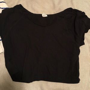 Victoria’s Secret Black Crop Top